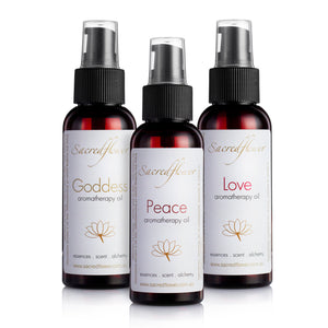 Aromatherapy body oils. Natural skin care. Australian natural products.
