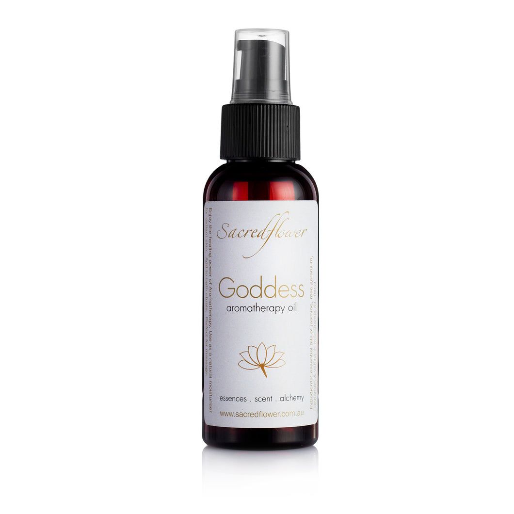 goddess aromatherapy body oil 